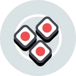 Plate Sushi SVG Icon